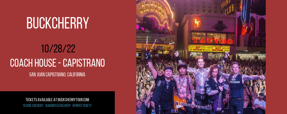 Buckcherry at Buckcherry Tour tickets Buckcherry at Buckcherry Tour