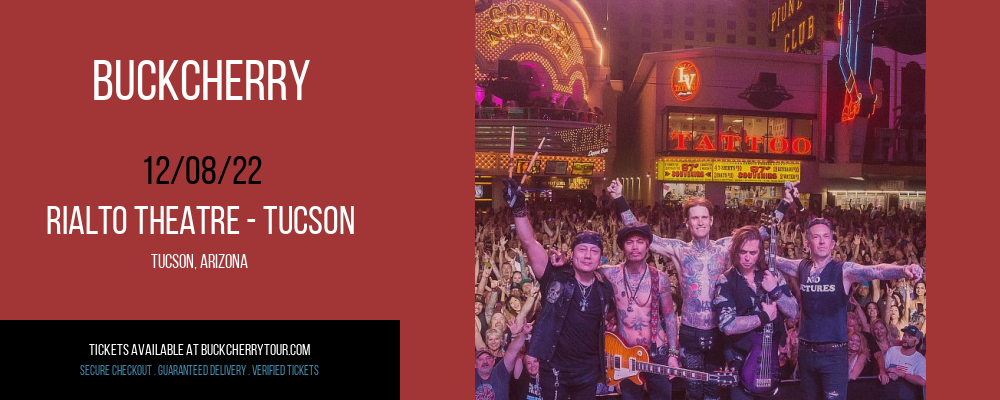 Buckcherry at Buckcherry Tour tickets Buckcherry at Buckcherry Tour