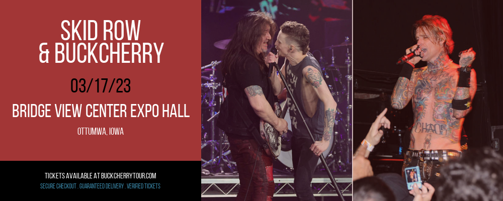 Skid Row & Buckcherry at Buckcherry Tour tickets Skid Row & Buckcherry at Buckcherry Tour