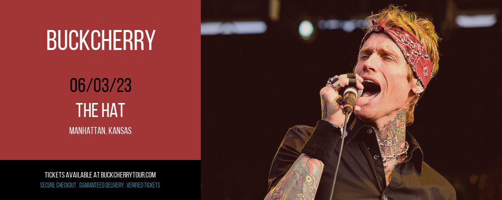 Buckcherry at Buckcherry Tour tickets Buckcherry at Buckcherry Tour