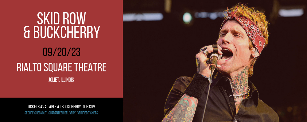 Skid Row & Buckcherry at Buckcherry Tour tickets Skid Row & Buckcherry at Buckcherry Tour