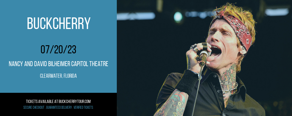 Buckcherry at Buckcherry Tour tickets Buckcherry at Buckcherry Tour